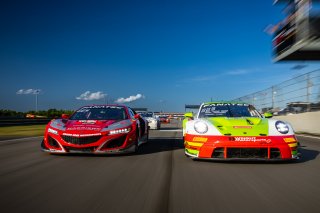 #45 Porsche 911 GT3-R 992 of Charlie Luck and Jan Heylen, April 2023., GT World Challenge America, LA, NOLA Motorsports Park, New Orleans, Pro-Am, SRO America, Wright Motorsports
 | Fabian Lagunas / SRO