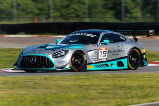 #19 Mercedes-AMG GT3 of Will Hardeman and Adam Carroll, April 2023., Esses Racing with Mercedes-Benz of Austin, GT World Challenge America, LA, NOLA Motorsports Park, New Orleans, Pro-Am, SRO America
 | Fabian Lagunas / SRO