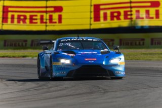 #007 Aston Martin Vantage AMR GT3 of Derek DeBoer and Valentin Hasse Clot, April 2023., Aston Martin Racing-TRG, GT World Challenge America, LA, NOLA Motorsports Park, New Orleans, Pro-Am, SRO America
 | Fabian Lagunas / SRO