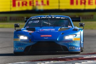 #007 Aston Martin Vantage AMR GT3 of Derek DeBoer and Valentin Hasse Clot, April 2023., Aston Martin Racing-TRG, GT World Challenge America, LA, NOLA Motorsports Park, New Orleans, Pro-Am, SRO America
 | Fabian Lagunas / SRO