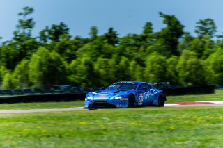 #007 Aston Martin Vantage AMR GT3 of Derek DeBoer and Valentin Hasse Clot, April 2023., Aston Martin Racing-TRG, GT World Challenge America, LA, NOLA Motorsports Park, New Orleans, Pro-Am, SRO America
 | Fabian Lagunas / SRO