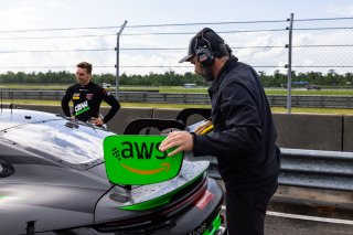 #28 PorscheGT3 R 992 of Eric Filgueiras and Steven McAllen, April 2023., GT World Challenge America, LA, NOLA Motorsports Park, New Orleans, Pro, RS1, SRO America
 | Fabian Lagunas / SRO