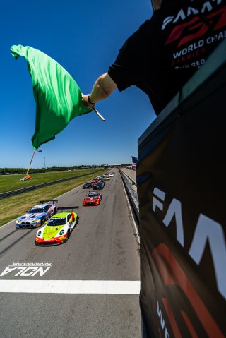 #45 Porsche 911 GT3-R 992 of Charlie Luck and Jan Heylen, April 2023., GT World Challenge America, LA, NOLA Motorsports Park, New Orleans, Pro-Am, SRO America, Wright Motorsports
 | Fabian Lagunas / SRO