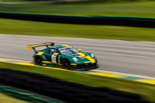 #120 Porsche 911 GT3-R (991.ii) of Adam Adelson and Elliott Skeer, Alton, GT World Challenge America, Pro-Am, SRO America, VA 2023., VIR, Wright Motorsports
 | Fabian Lagunas / SRO