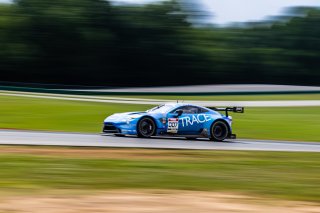 #007 Aston Martin Vantage AMR GT3 of Derek DeBoer and Valentin Hasse Clot, Alton, Aston Martin Racing-TRG, GT World Challenge America, Pro-Am, SRO America, VA 2023., VIR
 | Fabian Lagunas / SRO