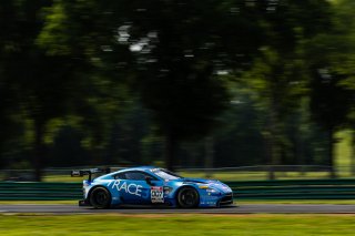 #007 Aston Martin Vantage AMR GT3 of Derek DeBoer and Valentin Hasse Clot, Alton, Aston Martin Racing-TRG, GT World Challenge America, Pro-Am, SRO America, VA 2023., VIR
 | Fabian Lagunas / SRO