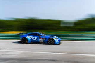 #007 Aston Martin Vantage AMR GT3 of Derek DeBoer and Valentin Hasse Clot, Alton, Aston Martin Racing-TRG, GT World Challenge America, Pro-Am, SRO America, VA 2023., VIR
 | Fabian Lagunas / SRO