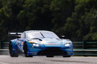 #007 Aston Martin Vantage AMR GT3 of Derek DeBoer and Valentin Hasse Clot, Alton, Aston Martin Racing-TRG, GT World Challenge America, Pro-Am, SRO America, VA 2023., VIR
 | Fabian Lagunas / SRO