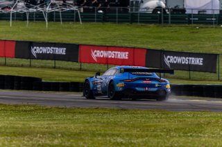 #007 Aston Martin Vantage AMR GT3 of Derek DeBoer and Valentin Hasse Clot, Alton, Aston Martin Racing-TRG, GT World Challenge America, Pro-Am, SRO America, VA 2023., VIR
 | Fabian Lagunas / SRO