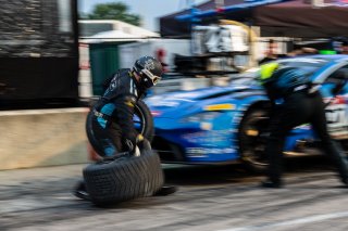 #007 Aston Martin Vantage AMR GT3 of Derek DeBoer and Valentin Hasse Clot, Alton, Aston Martin Racing-TRG, GT World Challenge America, Pro-Am, SRO America, VA 2023., VIR
 | Fabian Lagunas / SRO