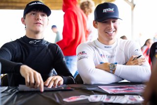 Alton, Autograph Session at SRO America, GT World Challenge America, MDK Motorsports, Pro, VA 2023. #53 Porsche GT3 992 of Trenton Estep and Seth Lucas, VIR
 | Fabian Lagunas / SRO