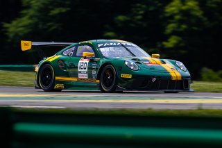 #120 Porsche 911 GT3-R (991.ii) of Adam Adelson and Elliott Skeer, Alton, GT World Challenge America, Pro-Am, SRO America, VA 2023., VIR, Wright Motorsports
 | Fabian Lagunas / SRO