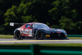 #91 Mercedes-AMG GT3 of Jeff Burton and Corey Lewis, Alton, DXDT Racing, GT World Challenge America, Pro-Am, SRO America, VA 2023., VIR
 | Fabian Lagunas / SRO