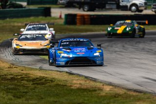 #007 Aston Martin Vantage AMR GT3 of Derek DeBoer and Valentin Hasse Clot, Alton, Aston Martin Racing-TRG, GT World Challenge America, Pro-Am, SRO America, VA 2023., VIR
 | Fabian Lagunas / SRO