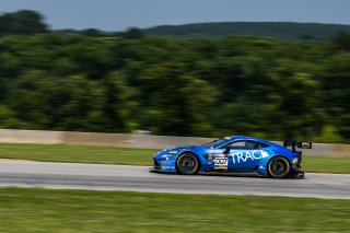 #007 Aston Martin Vantage AMR GT3 of Derek DeBoer and Valentin Hasse Clot, Alton, Aston Martin Racing-TRG, GT World Challenge America, Pro-Am, SRO America, VA 2023., VIR
 | Fabian Lagunas / SRO