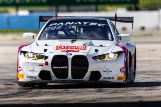 #94 BMW M4 GT3 of Chandler Hull and Bill AUberlen, 2023 Fanatec GT World Challenge America SRO, BimmerWorld, GT World Challenge America, Pro, Sebring International Raceway Sep 22-24
 | www.lagunasphotography.com