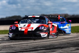 #53 Porsche GT3 992 of Trenton Estep and Seth Lucas, 2023 Fanatec GT World Challenge America SRO, GT World Challenge America, MDK Motorsports, Pro, Sebring International Raceway Sep 22-24
 | www.lagunasphotography.com