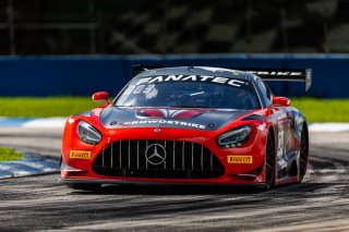 #04 Mercedes-AMG GT3 of George Kurtz and Colin Braun, 2023 Fanatec GT World Challenge America SRO, Crowdstrike by Riley Motorsports, GT World Challenge America, Pro-Am, Sebring International Raceway Sep 22-24
 | www.lagunasphotography.com