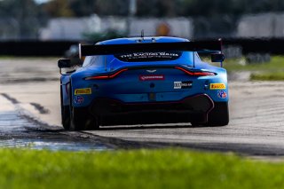 #007 Aston Martin Vantage AMR GT3 of Derek DeBoer and Ross Gunn, 2023 Fanatec GT World Challenge America SRO, Aston Martin Racing-TRG, GT World Challenge America, Pro-Am, Sebring International Raceway Sep 22-24
 | www.lagunasphotography.com