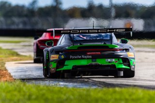 #28 PorscheGT3 R 992 of Eric Filgueiras and Steven McAllen, 2023 Fanatec GT World Challenge America SRO, GT World Challenge America, Pro, RS1, Sebring International Raceway Sep 22-24
 | www.lagunasphotography.com