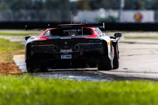#21 Ferrari 296 GT3 of Manny Franco and Alessandro Balzan, 2023 Fanatec GT World Challenge America SRO, Conquest Racing, GT World Challenge America, Pro, Sebring International Raceway Sep 22-24
 | www.lagunasphotography.com