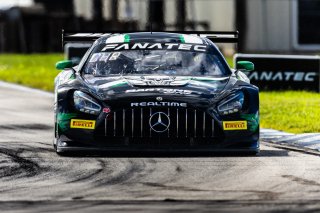 #43 Mercedes-AMG GT3 of Anthony Bartone and Adam Christodoulou, 2023 Fanatec GT World Challenge America SRO, GT World Challenge America, Pro-Am, RealTime Racing, Sebring International Raceway Sep 22-24
 | www.lagunasphotography.com
