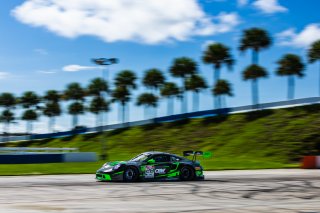#28 PorscheGT3 R 992 of Eric Filgueiras and Steven McAllen, 2023 Fanatec GT World Challenge America SRO, GT World Challenge America, Pro, RS1, Sebring International Raceway Sep 22-24
 | www.lagunasphotography.com