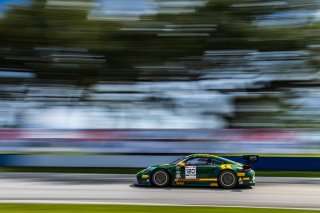 #120 Porsche 911 GT3-R (991.ii) of Adam Adelson and Elliott Skeer, 2023 Fanatec GT World Challenge America SRO, GT World Challenge America, Pro-Am, Sebring International Raceway Sep 22-24, Wright Motorsports
 | www.lagunasphotography.com