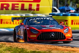 #04 Mercedes-AMG GT3 of George Kurtz and Colin Braun, 2023 Fanatec GT World Challenge America SRO, Crowdstrike by Riley Motorsports, GT World Challenge America, Pro-Am, Sebring International Raceway Sep 22-24
 | www.lagunasphotography.com