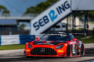 #04 Mercedes-AMG GT3 of George Kurtz and Colin Braun, 2023 Fanatec GT World Challenge America SRO, Crowdstrike by Riley Motorsports, GT World Challenge America, Pro-Am, Sebring International Raceway Sep 22-24
 | www.lagunasphotography.com