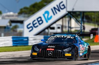 #08 Mercedes-AMG GT3 of Scott Smithson and Bryan Sellers, 2023 Fanatec GT World Challenge America SRO, DXDT Racing, GT World Challenge America, Pro-Am, Sebring International Raceway Sep 22-24
 | www.lagunasphotography.com
