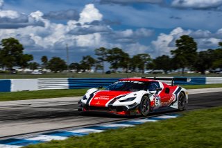 #21 Ferrari 296 GT3 of Manny Franco and Alessandro Balzan, 2023 Fanatec GT World Challenge America SRO, Conquest Racing, GT World Challenge America, Pro, Sebring International Raceway Sep 22-24
 | www.lagunasphotography.com