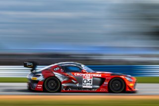 #04 Mercedes-AMG GT3 of George Kurtz and Colin Braun, 2023 Fanatec GT World Challenge America SRO, Crowdstrike by Riley Motorsports, GT World Challenge America, Pro-Am, Sebring International Raceway Sep 22-24
 | www.lagunasphotography.com