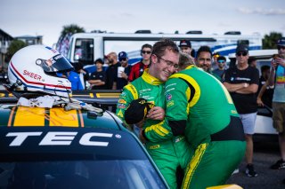 #120 Porsche 911 GT3-R (991.ii) of Adam Adelson and Elliott Skeer, 2023 Fanatec GT World Challenge America SRO, GT World Challenge America, Pro-Am, Sebring International Raceway Sep 22-24, Wright Motorsports
 | www.lagunasphotography.com
