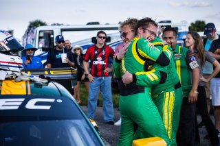 #120 Porsche 911 GT3-R (991.ii) of Adam Adelson and Elliott Skeer, 2023 Fanatec GT World Challenge America SRO, GT World Challenge America, Pro-Am, Sebring International Raceway Sep 22-24, Wright Motorsports
 | www.lagunasphotography.com