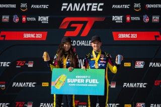 #38 BMW M4 GT3 of Samantha Tan and Neil Verhagen, 2023 Fanatec GT World Challenge America SRO, GT World Challenge America, Pro-Am, ST Racing, Sebring International Raceway Sep 22-24
 | www.lagunasphotography.com