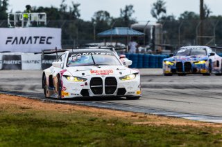 #94 BMW M4 GT3 of Chandler Hull and Bill AUberlen, 2023 Fanatec GT World Challenge America SRO, BimmerWorld, GT World Challenge America, Pro, Sebring International Raceway Sep 22-24
 | www.lagunasphotography.com