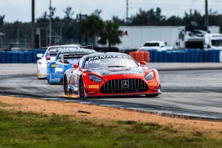 #04 Mercedes-AMG GT3 of George Kurtz and Colin Braun, 2023 Fanatec GT World Challenge America SRO, Crowdstrike by Riley Motorsports, GT World Challenge America, Pro-Am, Sebring International Raceway Sep 22-24
 | www.lagunasphotography.com