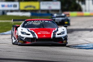 #21 Ferrari 296 GT3 of Manny Franco and Alessandro Balzan, 2023 Fanatec GT World Challenge America SRO, Conquest Racing, GT World Challenge America, Pro, Sebring International Raceway Sep 22-24
 | www.lagunasphotography.com