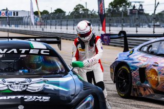 #43 Mercedes-AMG GT3 of Anthony Bartone and Adam Christodoulou, 2023 Fanatec GT World Challenge America SRO, GT World Challenge America, Pro-Am, RealTime Racing, Sebring International Raceway Sep 22-24
 | www.lagunasphotography.com