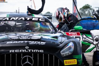 #43 Mercedes-AMG GT3 of Anthony Bartone and Adam Christodoulou, 2023 Fanatec GT World Challenge America SRO, GT World Challenge America, Pro-Am, RealTime Racing, Sebring International Raceway Sep 22-24
 | www.lagunasphotography.com