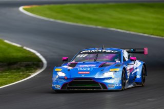 #007 Aston Martin Vantage AMR GT3 of Derek DeBoer and Valentin Hasse Clot, Aston Martin Racing-TRG, Aug. 18-20 2023 Fanatec GT World Challenge America SRO, GT World Challenge America, Pro-Am, Road America
 | www.lagunasphotography.com