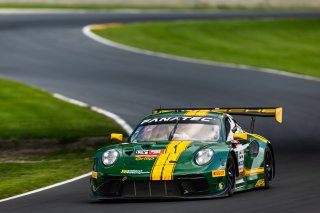#120 Porsche 911 GT3-R (991.ii) of Adam Adelson and Elliott Skeer, Aug. 18-20 2023 Fanatec GT World Challenge America SRO, GT World Challenge America, Pro-Am, Road America, Wright Motorsports
 | www.lagunasphotography.com