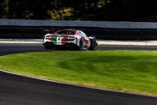 #21 Ferrari 296 GT3 of Manny Franco and Alessandro Balzan, Aug. 18-20 2023 Fanatec GT World Challenge America SRO, Conquest Racing, GT World Challenge America, Pro, Road America
 | www.lagunasphotography.com
