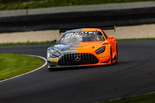 #77 Mercedes-AMG GT3 of Paul Kiebler and Jon Branam, Am, Aug. 18-20 2023 Fanatec GT World Challenge America SRO, GT World Challenge America, Road America, TR3 Racing
 | www.lagunasphotography.com