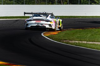 #32 Porsche 911 GT3-R (991.ii) of Kyle Washington and Jeroen Bleekemolen, Aug. 18-20 2023 Fanatec GT World Challenge America SRO, GMG, GT World Challenge America, Pro-Am, Road America
 | www.lagunasphotography.com