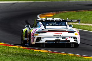 #32 Porsche 911 GT3-R (991.ii) of Kyle Washington and Jeroen Bleekemolen, Aug. 18-20 2023 Fanatec GT World Challenge America SRO, GMG, GT World Challenge America, Pro-Am, Road America
 | www.lagunasphotography.com