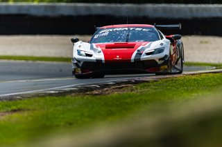 #21 Ferrari 296 GT3 of Manny Franco and Alessandro Balzan, Aug. 18-20 2023 Fanatec GT World Challenge America SRO, Conquest Racing, GT World Challenge America, Pro, Road America
 | www.lagunasphotography.com