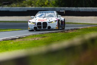 #94 BMW M4 GT3 of Chandler Hull and Bill AUberlen, Aug. 18-20 2023 Fanatec GT World Challenge America SRO, BimmerWorld, GT World Challenge America, Pro, Road America
 | www.lagunasphotography.com