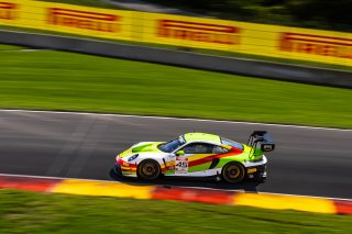#45 Porsche 911 GT3-R 992 of Madison Snow and Jan Heylen, Aug. 18-20 2023 Fanatec GT World Challenge America SRO, GT World Challenge America, Pro-Am, Road America, Wright Motorsports
 | www.lagunasphotography.com